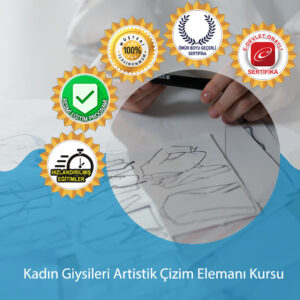 Kadin Giysileri Artistik Cizim